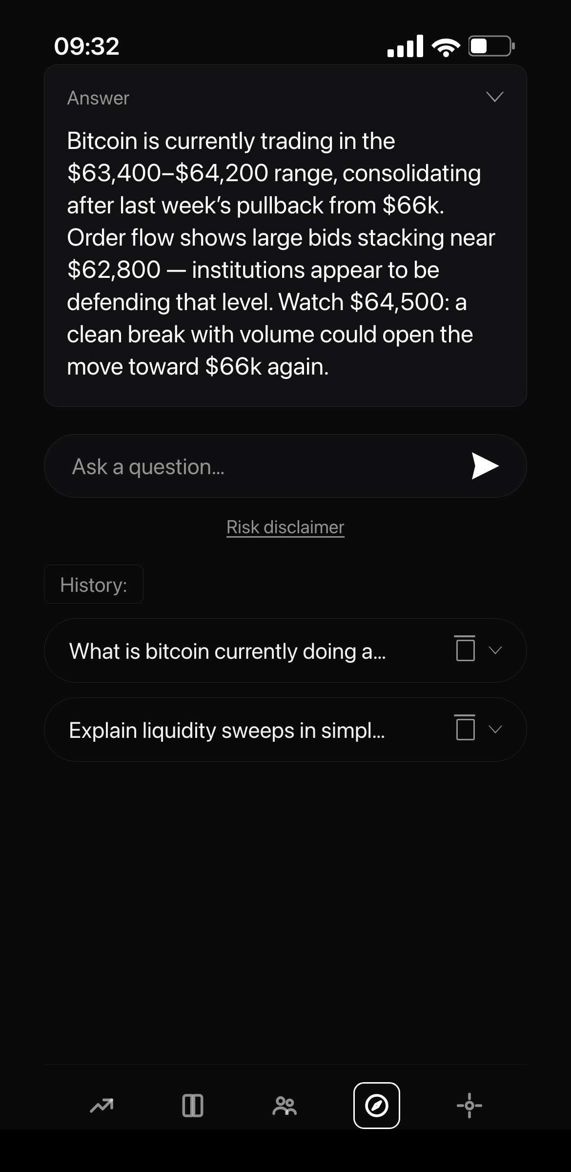 Explore · AI screen